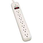 TRIPPLITE TLP712 Surge Suppressor, 7 Outlets, 12 ft Cord, 1080 Joules, Light Gray