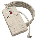 TRIPPLITE TLP825 Surge Suppressor, 8 Outlets, 25 ft Cord, 1440 Joules, Light Gray