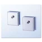 UNIVERSAL OFFICE PRODUCTS Cubicle Accessory Mounting Magnets, Silver, Set of 2