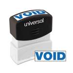 UNIVERSAL OFFICE PRODUCTS Message Stamp, VOID, Pre-Inked One-Color, Blue