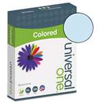 UNIVERSAL OFFICE PRODUCTS Colored Paper, 20lb, 8-1/2 x 11, Blue, 500 Sheets/Ream
