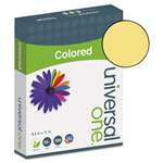 UNIVERSAL OFFICE PRODUCTS Colored Paper, 20lb, 8-1/2 x 11, Goldenrod, 500 Sheets/Ream