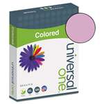UNIVERSAL OFFICE PRODUCTS Colored Paper, 20lb, 8-1/2 x 11, Orchid, 500 Sheets/Ream