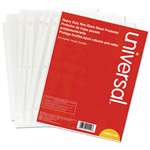 UNIVERSAL OFFICE PRODUCTS Top-Load Poly Sheet Protectors, Heavy Gauge, Nonglare, Clear 50/Pack