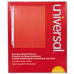 UNIVERSAL OFFICE PRODUCTS Top-Load Poly Sheet Protectors, Economy, Letter, 100/Box