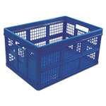UNIVERSAL OFFICE PRODUCTS Filing/Storage Tote Storage Box, Plastic, 20-1/8 x 14-5/8 x 10-3/4, Blue