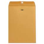 UNIVERSAL OFFICE PRODUCTS Kraft Clasp Envelope, Center Seam, 32lb, 9 x 12, Brown Kraft, 100/Box