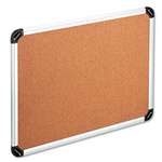 UNIVERSAL OFFICE PRODUCTS Cork Board with Aluminum Frame, 48 x 36, Natural, Silver Frame