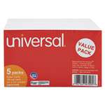 UNIVERSAL OFFICE PRODUCTS Unruled Index Cards, 3 x 5, White, 500/Pack