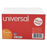 UNIVERSAL OFFICE PRODUCTS Ruled Index Cards, 3 x 5, White, 500/Pack