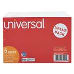 UNIVERSAL OFFICE PRODUCTS Unruled Index Cards, 4 x 6, White, 500/Pack