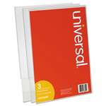 UNIVERSAL OFFICE PRODUCTS Clear L-Style Freestanding Frame, 5 x 7 Insert, 3/Pack