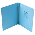 UNIVERSAL OFFICE PRODUCTS Pressboard Report Cover, Prong Clip, Letter, 3" Capacity, Light Blue
