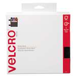 VELCRO USA, INC. Sticky-Back Hook and Loop Fasteners in Dispenser, 3/4 Inch x 30 ft. Roll, Black