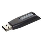 VERBATIM CORPORATION Store 'n' Go V3 USB 3.0 Drive, 32GB, Black/Gray