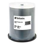 Verbatim 95251 CD-R, 52x, 700MB, Inkjet Printable, White, 100/Pack