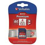 VERBATIM CORPORATION Premium SDHC Memory Card, Class 10, 4GB