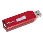 VERBATIM CORPORATION Store 'n' Go USB 2.0 Flash Drive, 32GB, Red