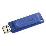 VERBATIM CORPORATION Classic USB 2.0 Flash Drive, 4GB, Blue