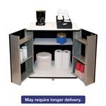 Vertiflex 35157 Refreshment Stand, Two-Shelf, 29 1/2w x 21d x 33h, Black/White