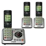 VTECH COMMUNICATIONS CS6629-3 Cordless Digital Answering System, Base and 2 Additional Handsets