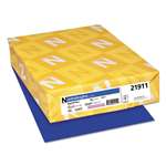 NEENAH PAPER Color Cardstock, 65lb, 8 1/2 x 11, Blast-Off Blue, 250 Sheets