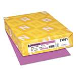 NEENAH PAPER Color Cardstock, 65 lb, 8 1/2 x 11, Outrageous Orchid, 250 Sheets