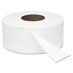 Windsoft 200 White Jumbo Roll One-Ply Bath Tissue, 9" dia, 2000ft, 12 Rolls/Carton
