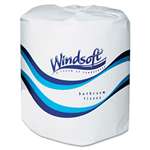 Windsoft 2400 Facial Quality Toilet Tissue, 2-Ply, Single Roll, 24 Rolls/Carton