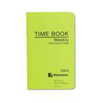 WILSON JONES CO. Foreman's Time Book, Week Ending, 4-1/8 x 6-3/4, 36-Page Book