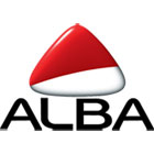 ALBA Triangular Umbrella Stand, 10 1/4w x 10 1/4d x 23 2/3h, Silver/Black