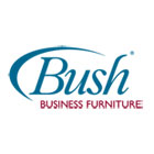 BUSH INDUSTRIES Series C Collection 72W Bow Front Desk Shell, Hansen Cherry